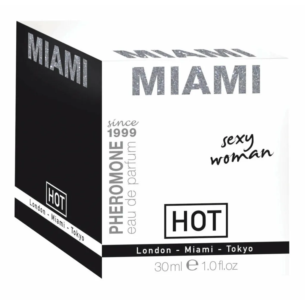 Parfum aux Phéromones Miami Sexy Woman 30ml - Tenue Longue Durée et Intense