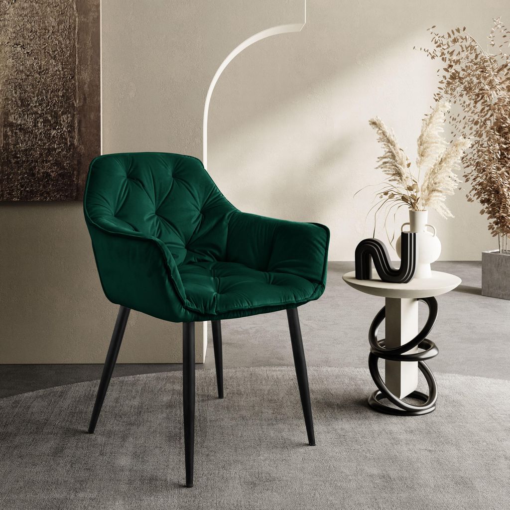 Gesteppter gepolsterter Stuhl TOKIO Bluevel 78