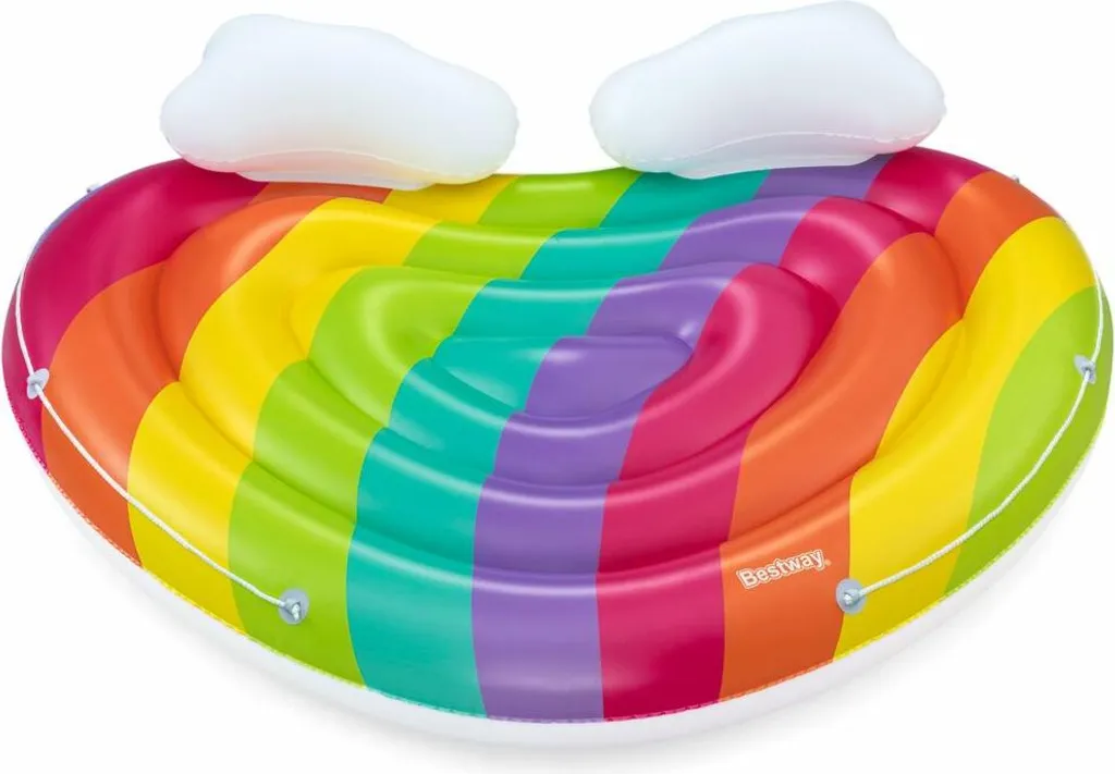 Matelas gonflable Arc-en-ciel Bestway 43722 robuste et grand format