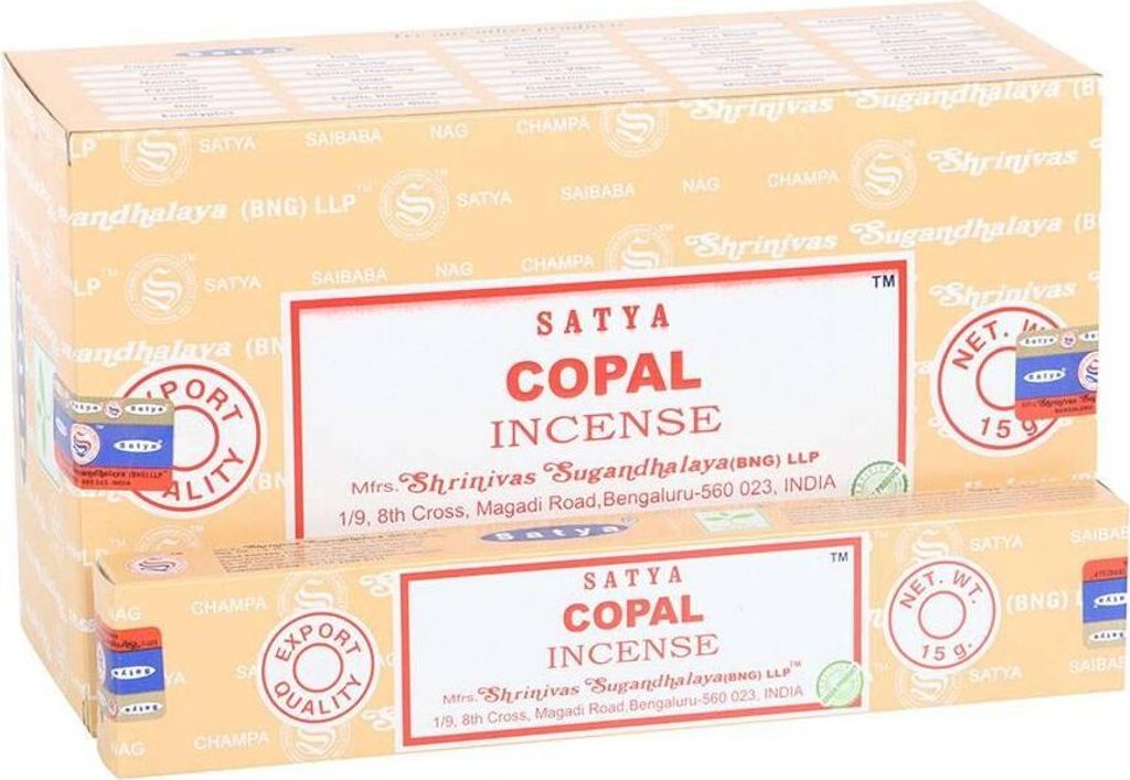 Satya - Bastoncini d'incenso, incenso copale confezione da Immagine del prodotto 