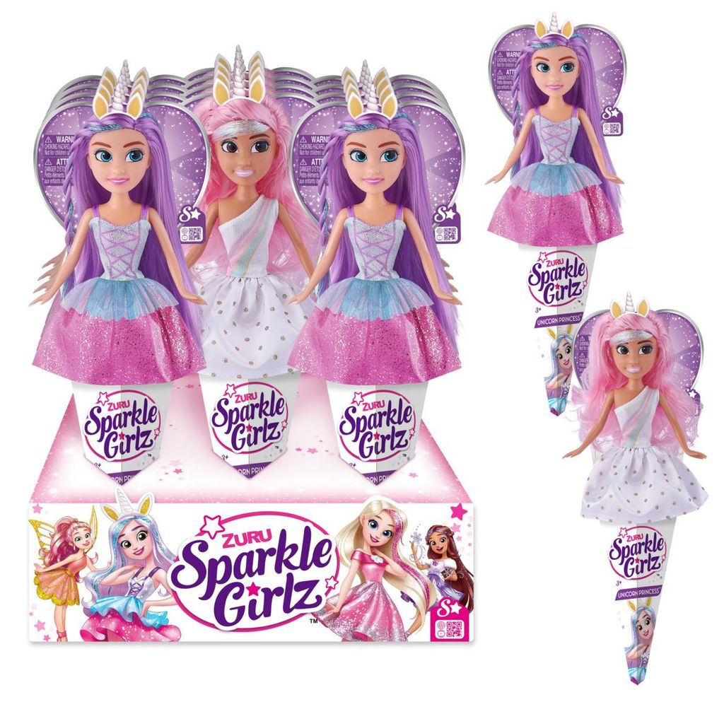 ZURU 10092BQ2 - Sparkle Girlz - Puppe Einhorn-Prinzessin Produktbild 
