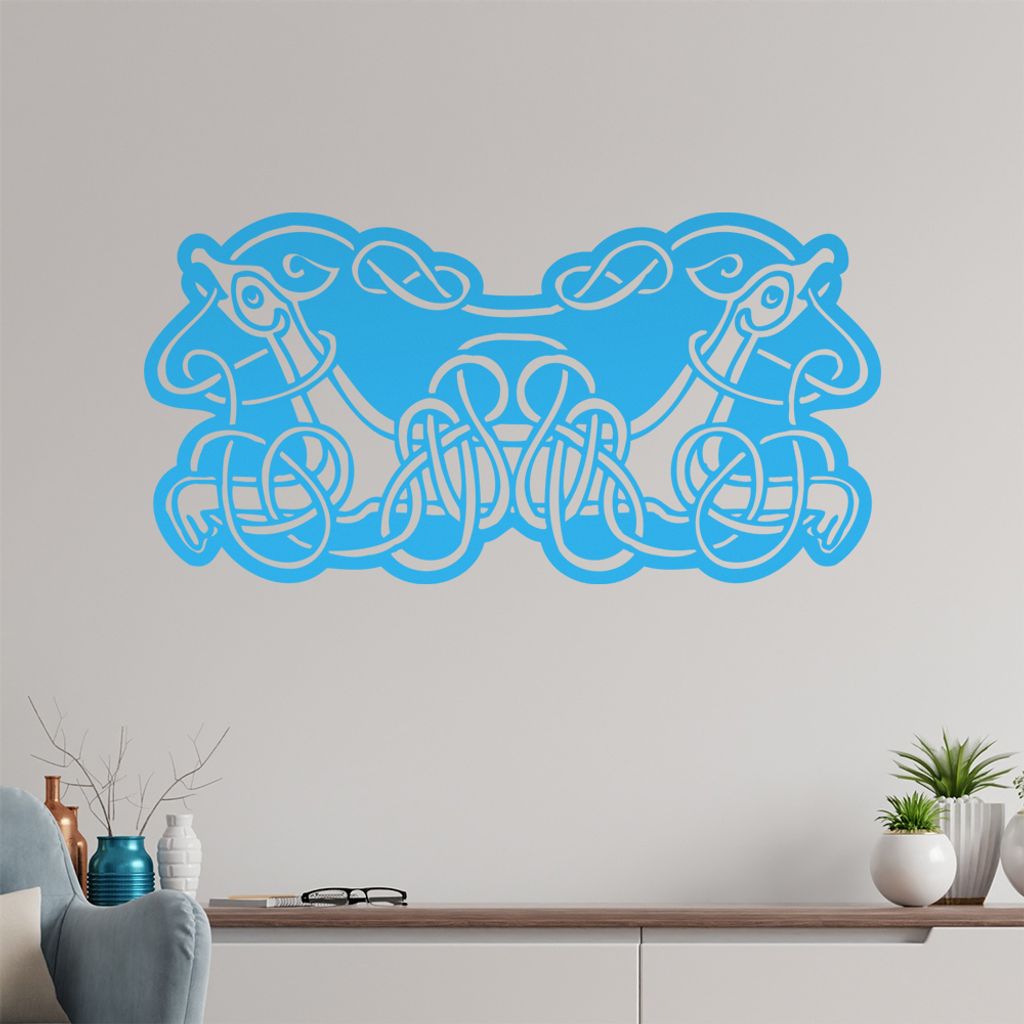 keltische Knoten Wandtattoo in 6 Größen - Wandaufkleber Wall Sticker - Dekoration, Küche, Wohnzimmer, Schlafzimmer, Badezimmer