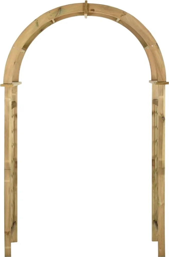 Arco per Piante Rampicanti in Legno di Pino Verde - Robusto e Duraturo