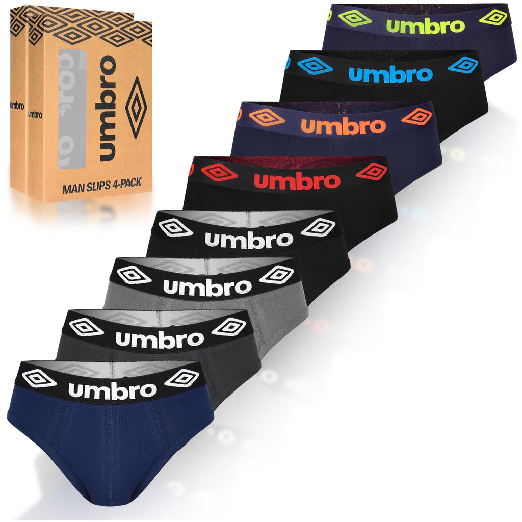 UMBRO pánske slipy 8-pack XL nohavice pánske bavlnené fit Obrázok produktu 