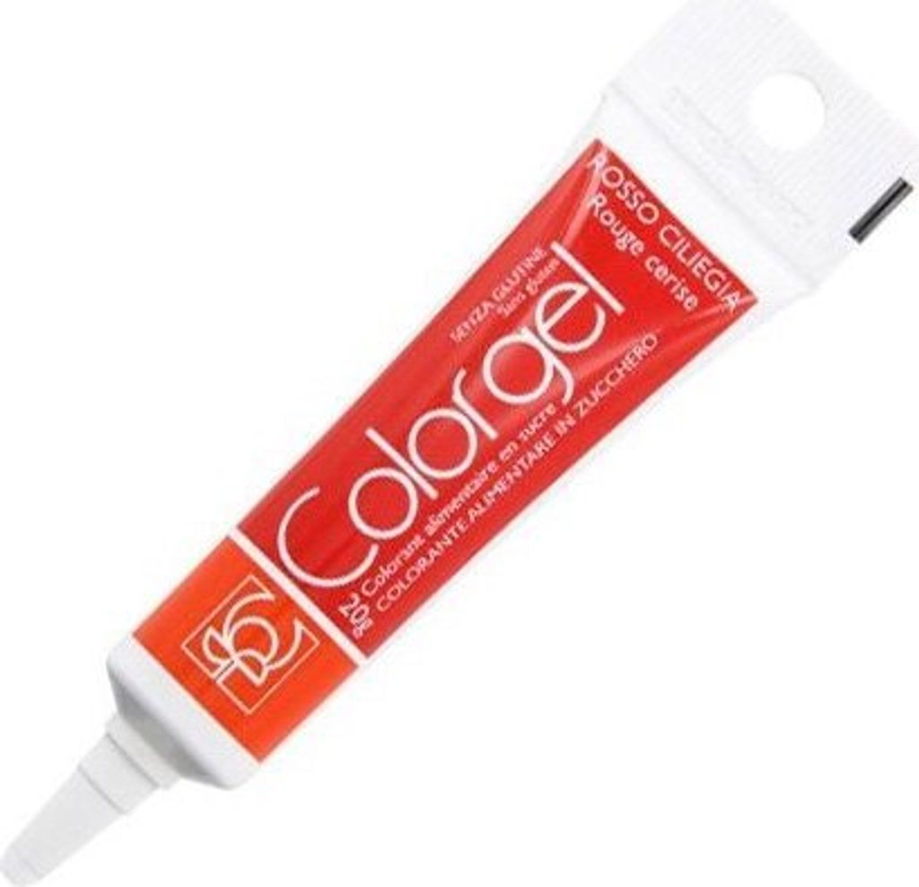 Barwnik w żelu Chery Red Colorgel Rosso Ciliegia 20g - Zdjęcie produktu