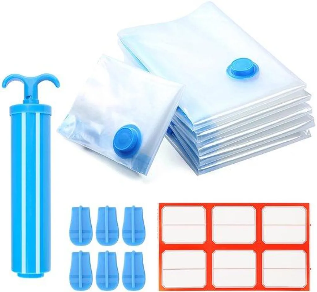 Boîtes de rangement pliables et sacs sous vide pour couettes et linge