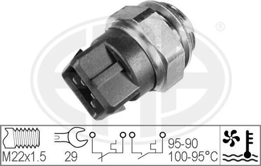 Évitez la surchauffe moteur : Commutateur ERA 330229 pour Ford Mondeo et Orion