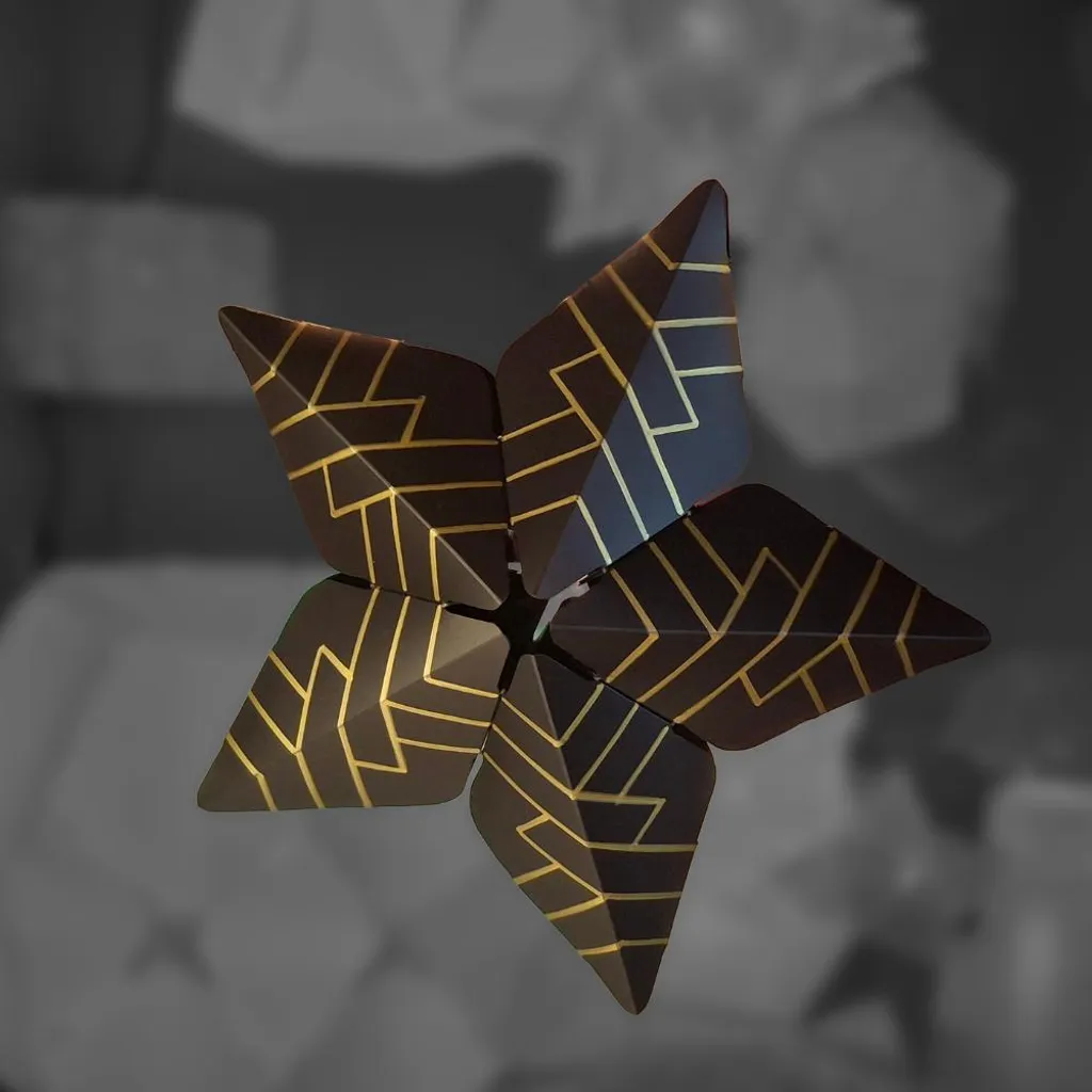 Lampe Sheedz Étoile de Noël Noire - Cache-Lampe Décoratif et Design