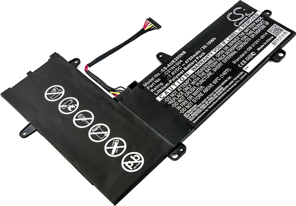 Batterie Asus E205SA TP200S - Corrige les Problèmes de Charge et PC