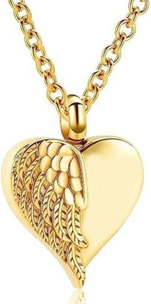 Luxe ashouder met ketting (55 cm) voor as, haar of parfum - Productafbeelding 