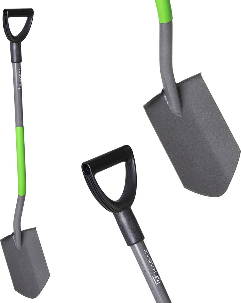 KADAX Schaufelspaten Scharfe 119 cm lange Gartenschaufel aus Metall