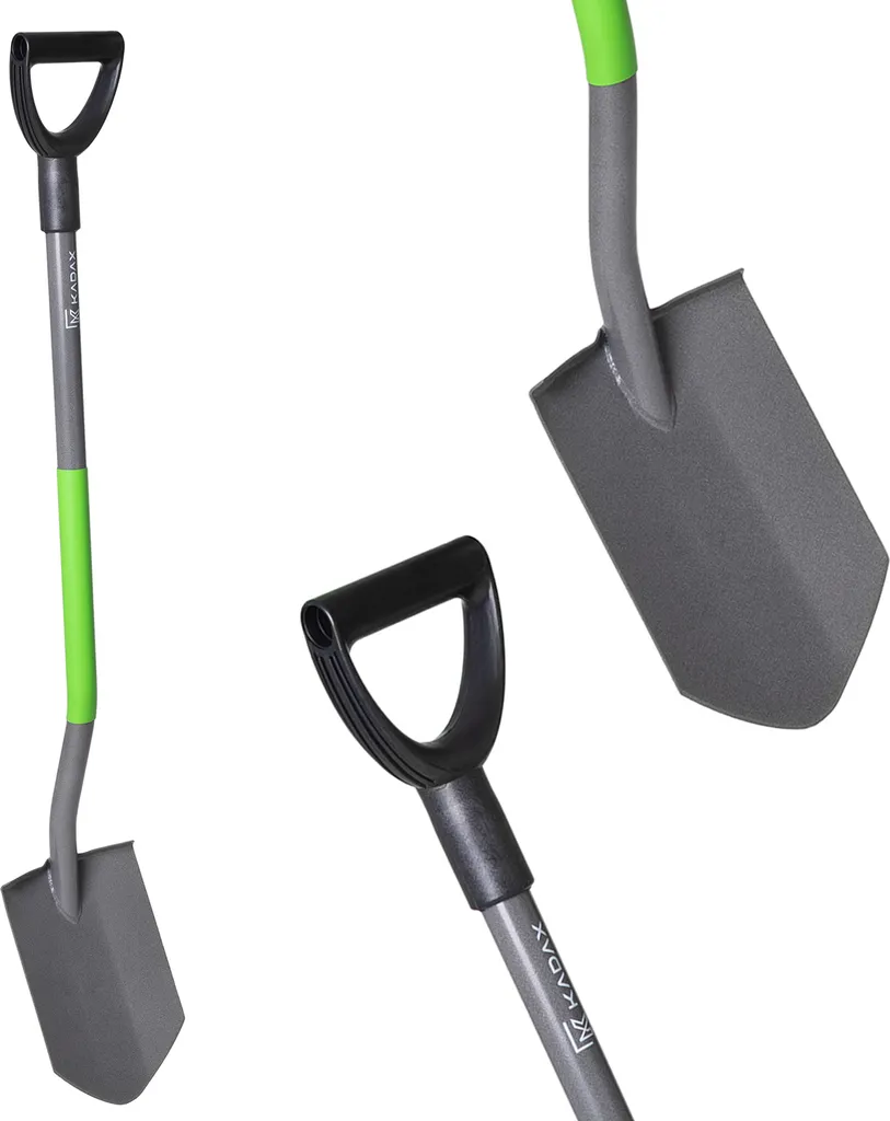 Pelle métallique tranchante haute résistance 119 cm avec manche en D