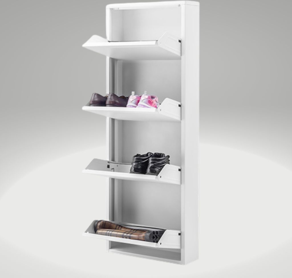 gowoll Schuhschrank Schmal Schuhregal Metall Hoch Produktbild 8