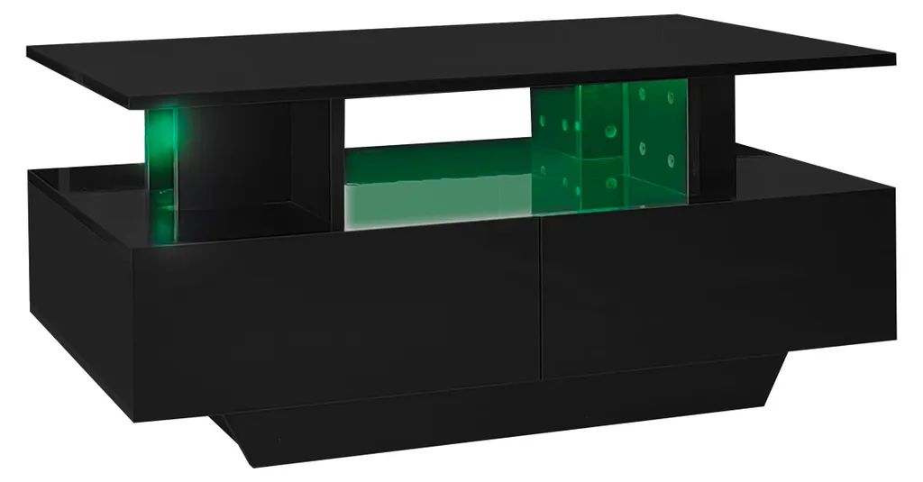 Table basse avec LED multicolores et tiroirs de rangement MODFU - 9