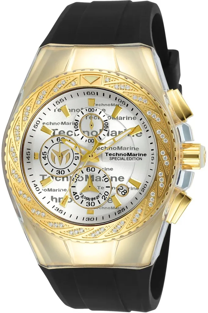Montre Chronographe Homme TechnoMarine Cruise TM-117002 Noire Luxe