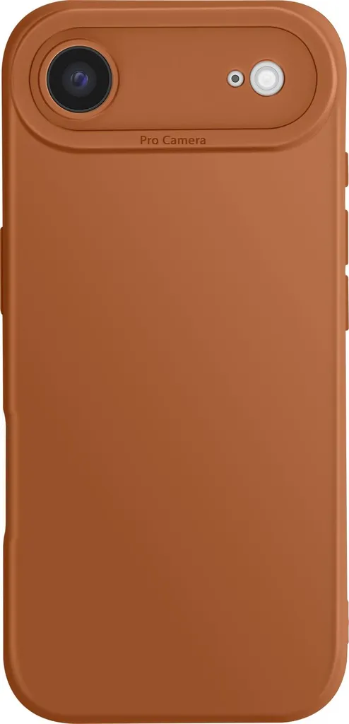 Cover Silicone iPhone Air Marrone Avizar: Protezione Lenti Integrata