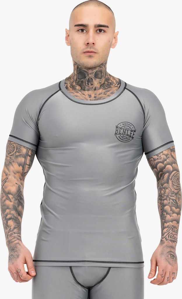 Herren Funktionsshirt schmale Passform LIMEHILLS Grey/Black XXL BENLEE