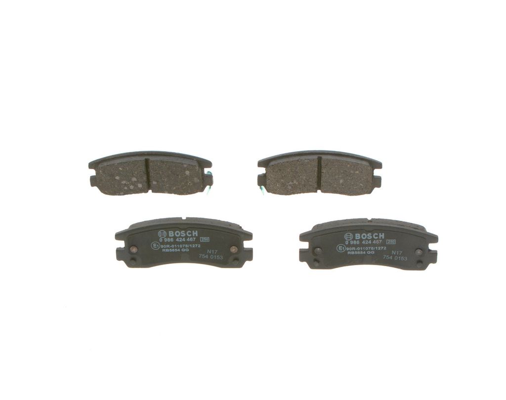 BOSCH Bremsbeläge Bremsklötze 0 986 424 467