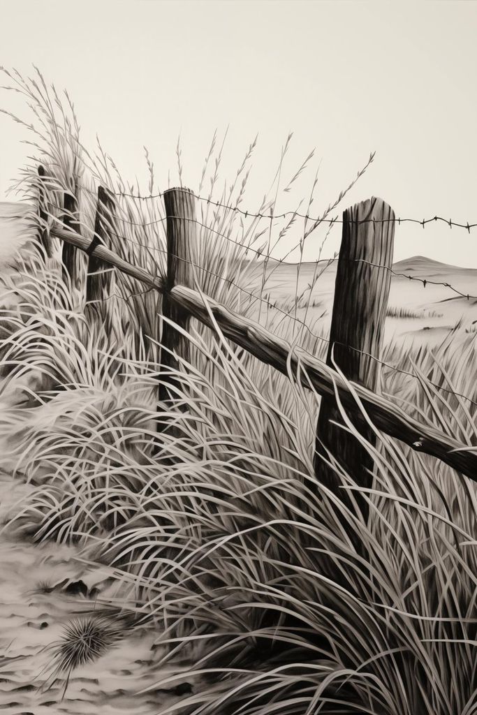 Plakat 30x45cm Geräusche und Flüstern des Landzauns