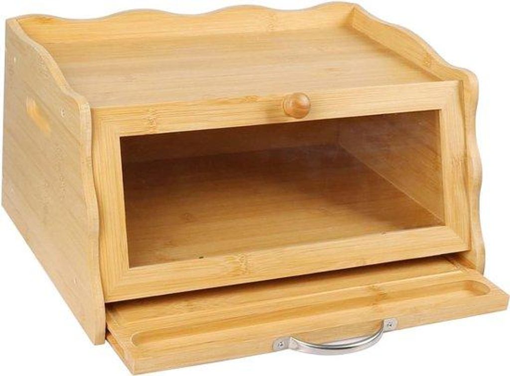 Bambus Brotdose 39x28x20cm groß natur