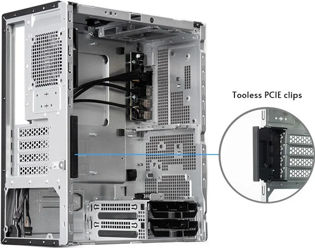 Case PC Compatto Chieftec UNI BS-20B-OP per Home Office e Media Center - 6