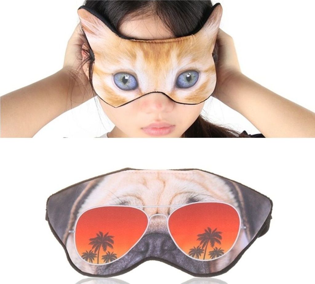Schlafmaske, Farbe:Hundeaugen
