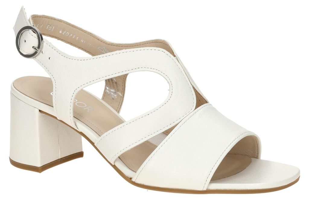 Gabor 81.713 Damen Sandalette - Riemchen Sandalen weiß NEU