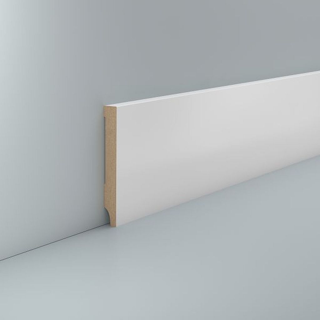 Mdf Sockelleisten Wei