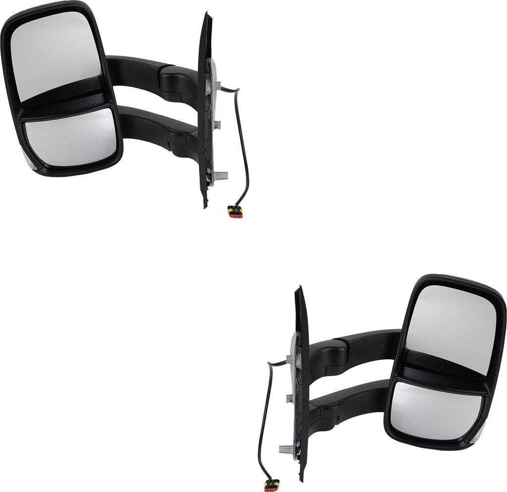 Johns, Spiegel links & rechts Set schwarz Temperatursensor passend für Iveco Daily VI 4045382 5802029773 5802029805 0005802029773 0005802029805 40...