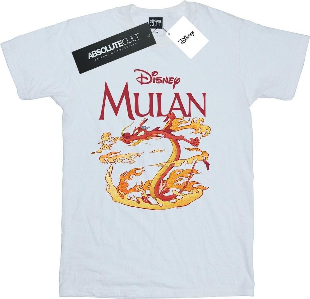 Disney - "Dragon Fire" T-Shirt für Mädchen BI14837 (104) (Weiß)