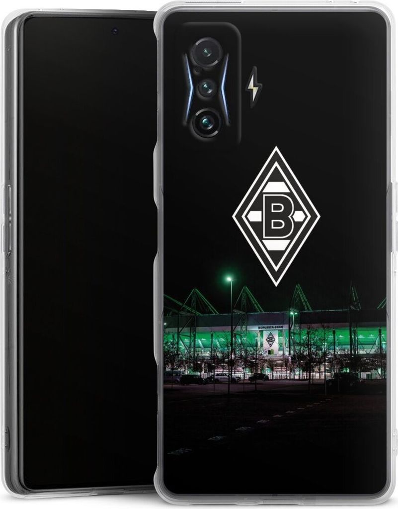 DeinDesign Handyhülle für Xiaomi Poco F4 GT Silikon Hülle Case Smartphone Schutzhülle Borussia Mönchengladbach Offizielles Lizenzprodukt Stadion