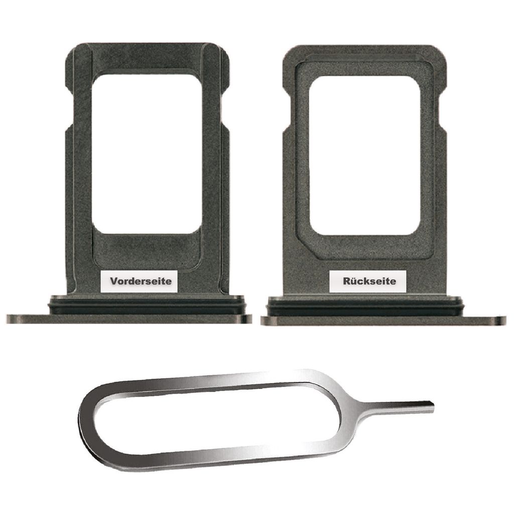 iPHONE 13 PRO / MAX SIM KARTEN HALTER TRAY ADAPTER FACH STECKER SLOT CARD + NADEL ALPINGRÜN