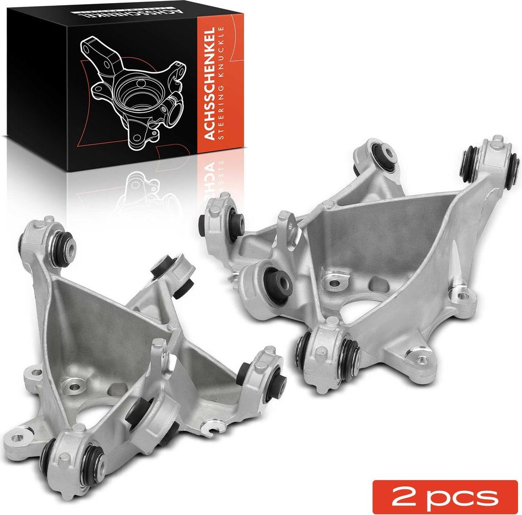 Frankberg 2x Achsschenkel Radaufhängung Hinterachse Beidseitig für Tesla Model Y 5YJY Bj ab 2019