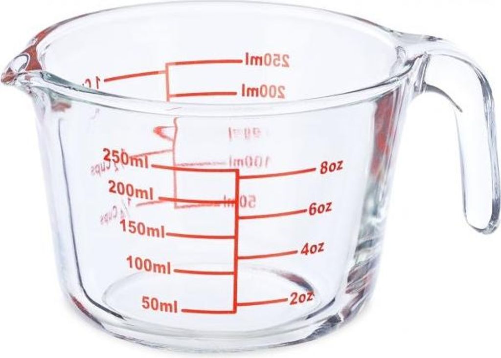 Messbecher aus Glas 250 ml