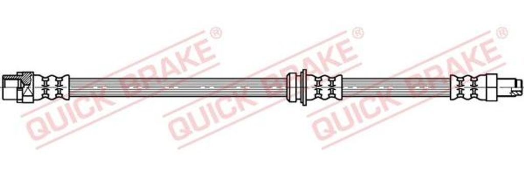 QUICK BRAKE 32.121 Bremsschlauch OE 34306788437 kompatibel mit X5, X6