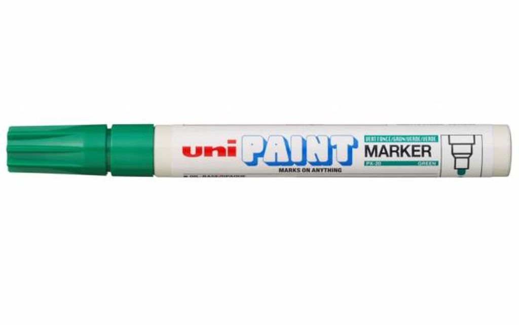Uni-Ball Paint PX-20, Zelená, Viacfarebný, 1 farba/farieb, Obrázok produktu 