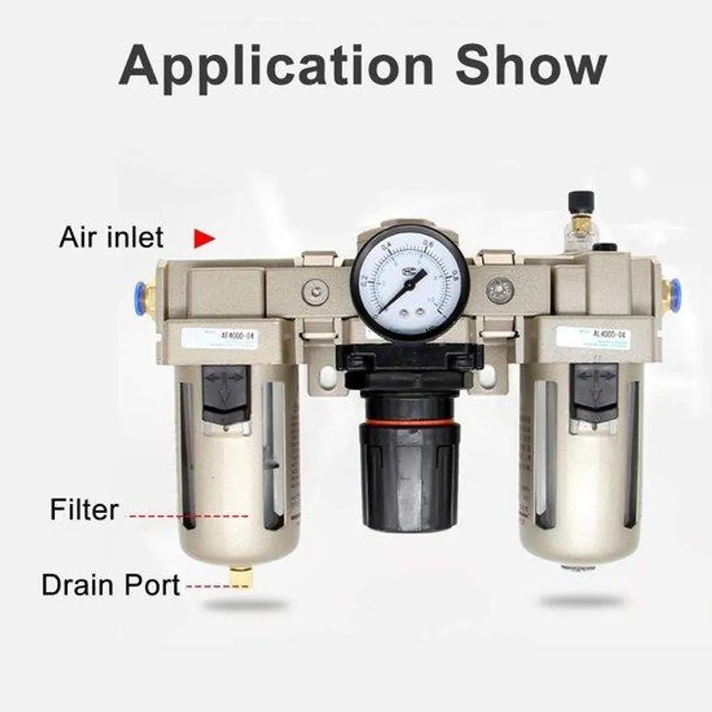 Silencieux filtre à air 1/2 pouce en métal pour réservoir de compression