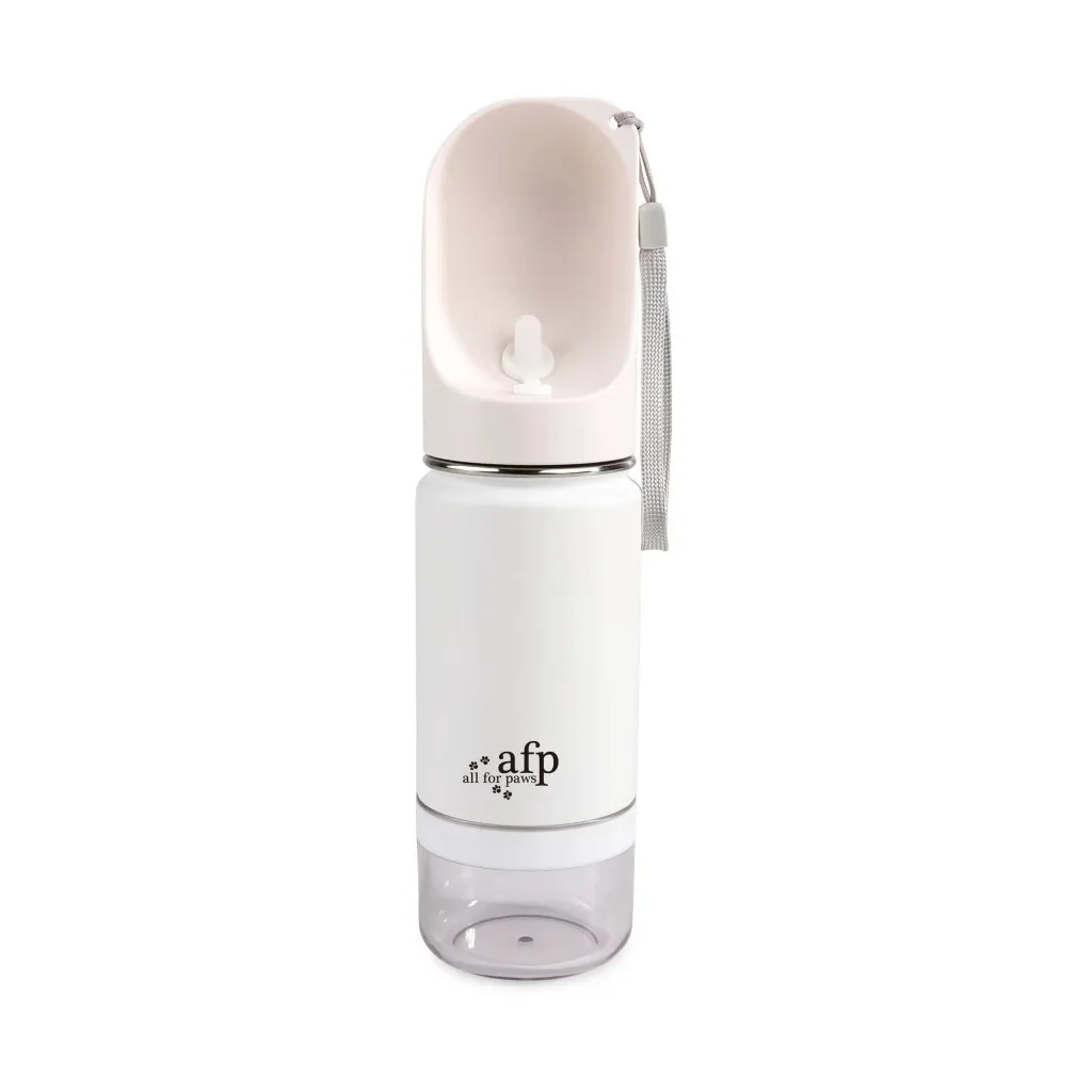 Bouteille d'eau pour chiens AFP 2 In 1 en acier inoxydable robuste