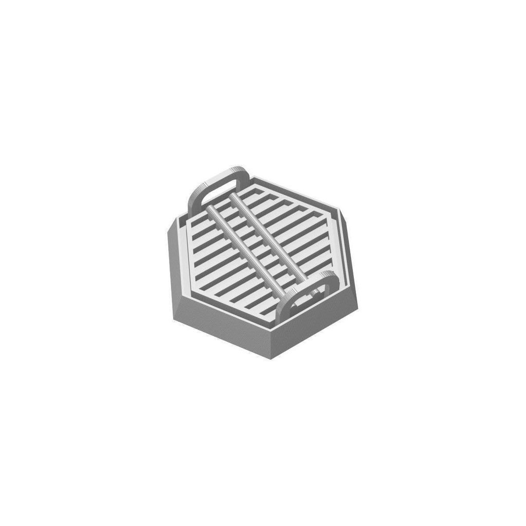 Feldherr Base Set aus Kunststoff für Brettspiele / Tabletop - 3 hexagonale Bases