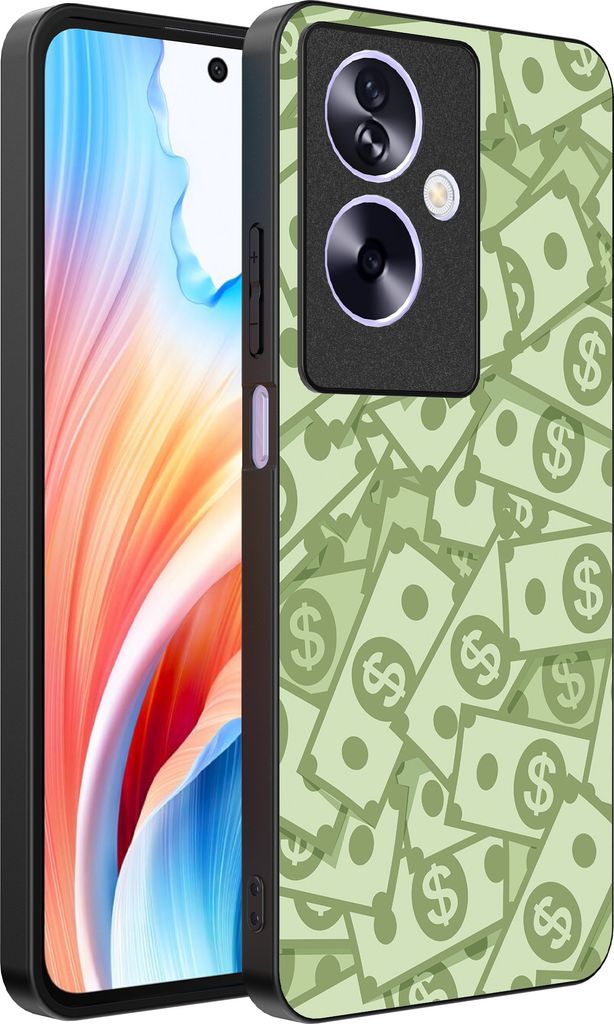 Smartphonica Telefon Fall geeignet für Oppo A2 - Oppo A79 mit Geld Impressum - TPU Backcover Fall mit Geld Design