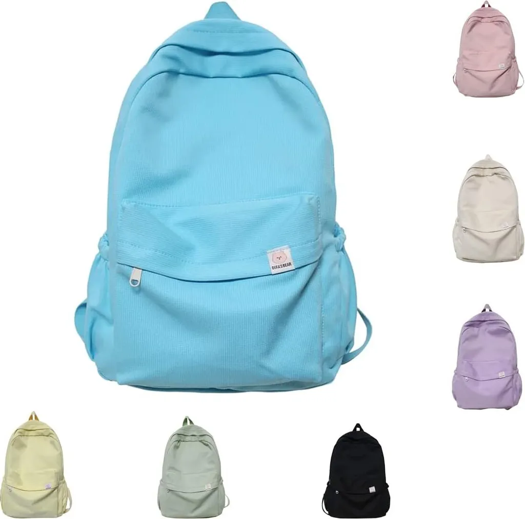 Zaino Estetico Kawaii Blu: Organizzazione Perfetta e Stile Harajuku