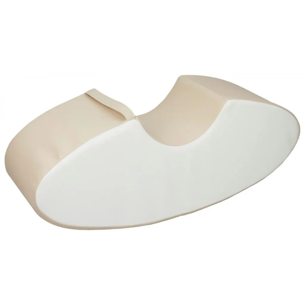 Coussin à bascule pour détente et lecture - Coloris blanc cappuccino