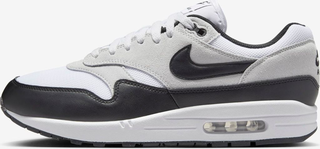 Nike Air Max 1 Essential "Summit White Black" Schwarz/Weiß, Größe: 47,5
