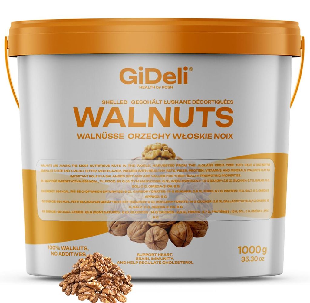 Walnüsse 1kg Ungesalzen Naturbelassen Ohne Schale Ganze Produktbild 