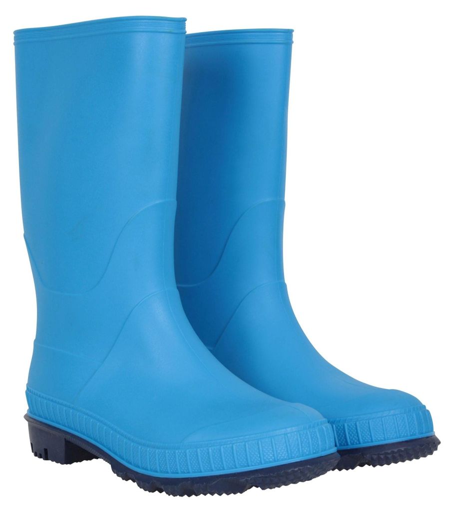 Mountain Warehouse - Kinder Gummistiefel, Unifarben MW3812 (24 EU) (Blau)