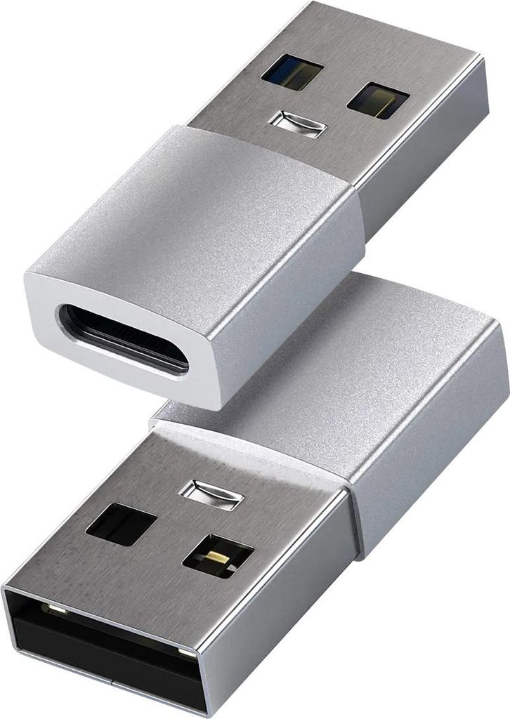 Satechi USB-A auf USB-C Adapter Silber USB-A auf USB-C Produktbild 