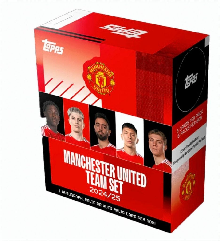 2024-25 Topps Manchester United Set Squadra Immagine del prodotto 