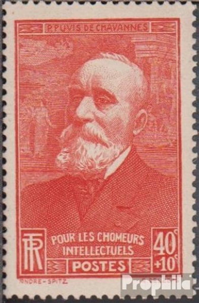 Briefmarken Frankreich 1939 Mi 450 gestempelt Intellektuelle