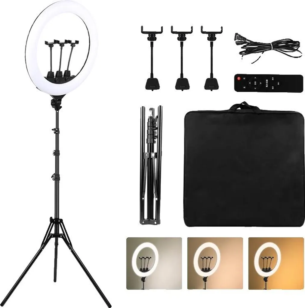 Anneau lumineux LED 22 pouces pour un éclairage de studio photo parfait