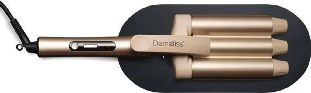 Fer à Onduler Cheveux pour Effet Wavy - Demeliss Waves Triple Cylindre 3994